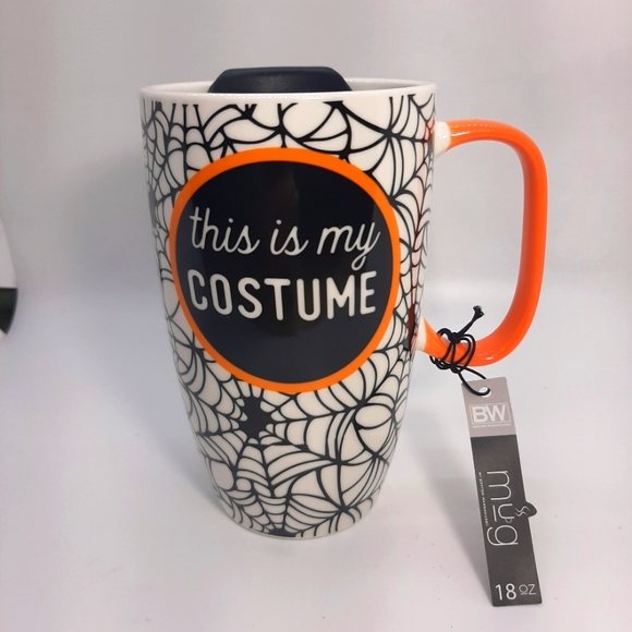 Mug Other - NWT This Is My Costume Tall Halloween Coffee Cup Mug 18 Oz With Lid